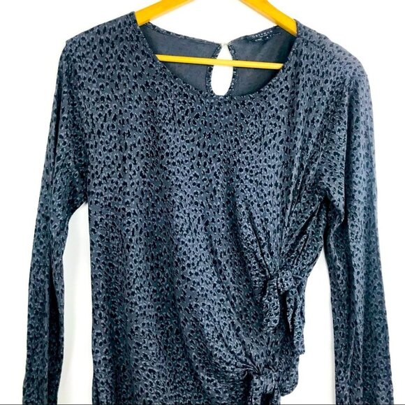 Gryphon New York Winter Knot Animal Print Fitted Bodycon Women midi Dress S - Picture 5 of 9